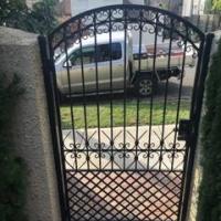wrought iron single gate